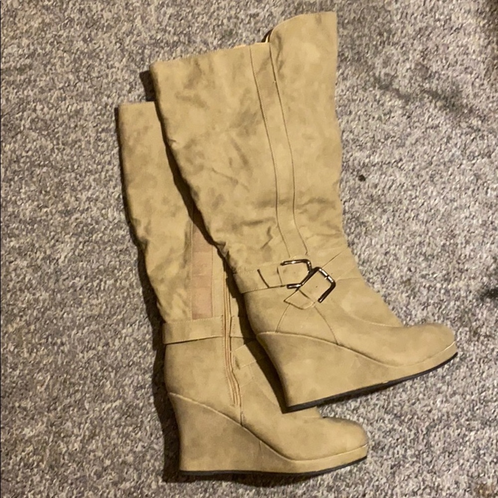Brand New Wedged Boots